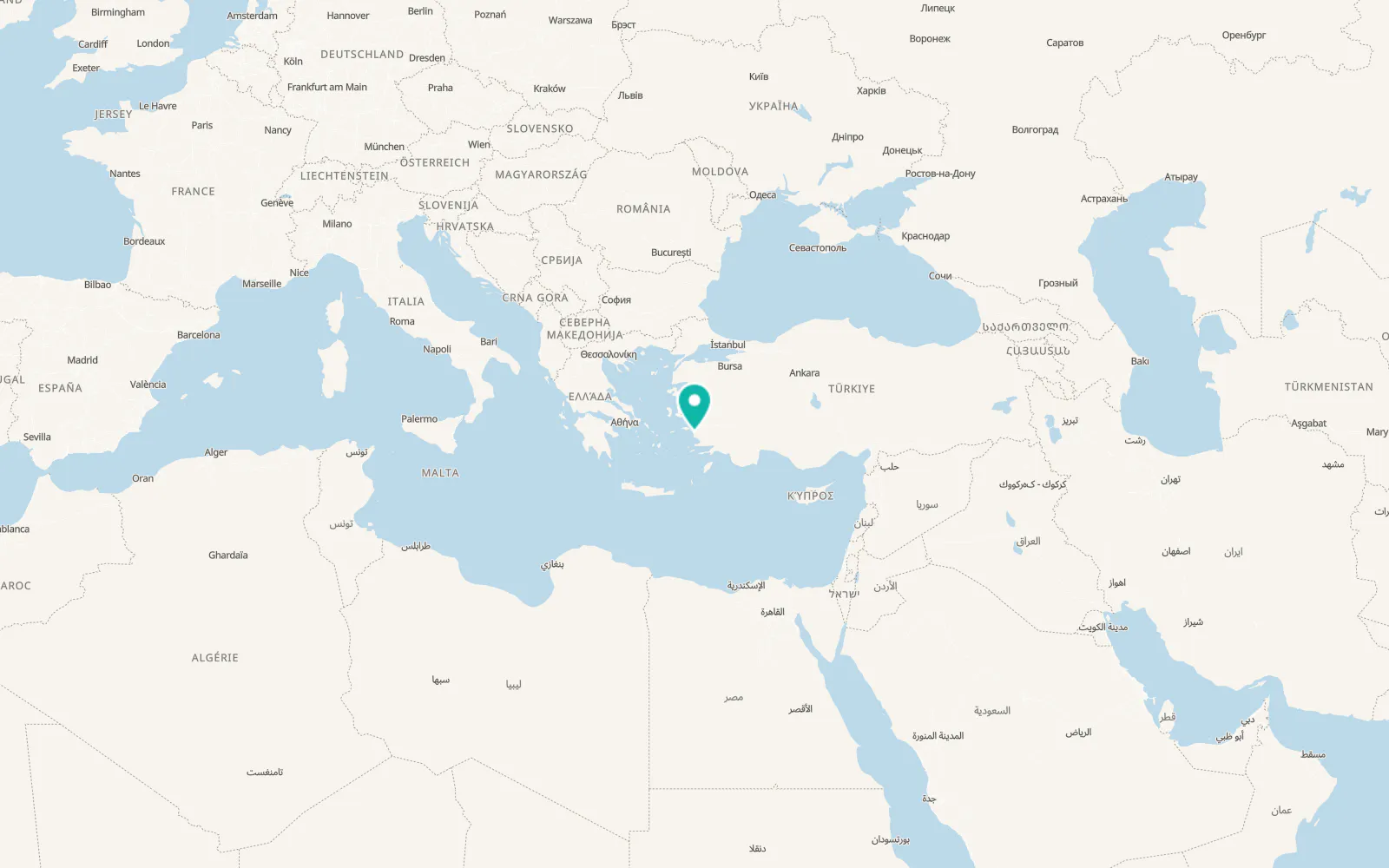 Map of Balat