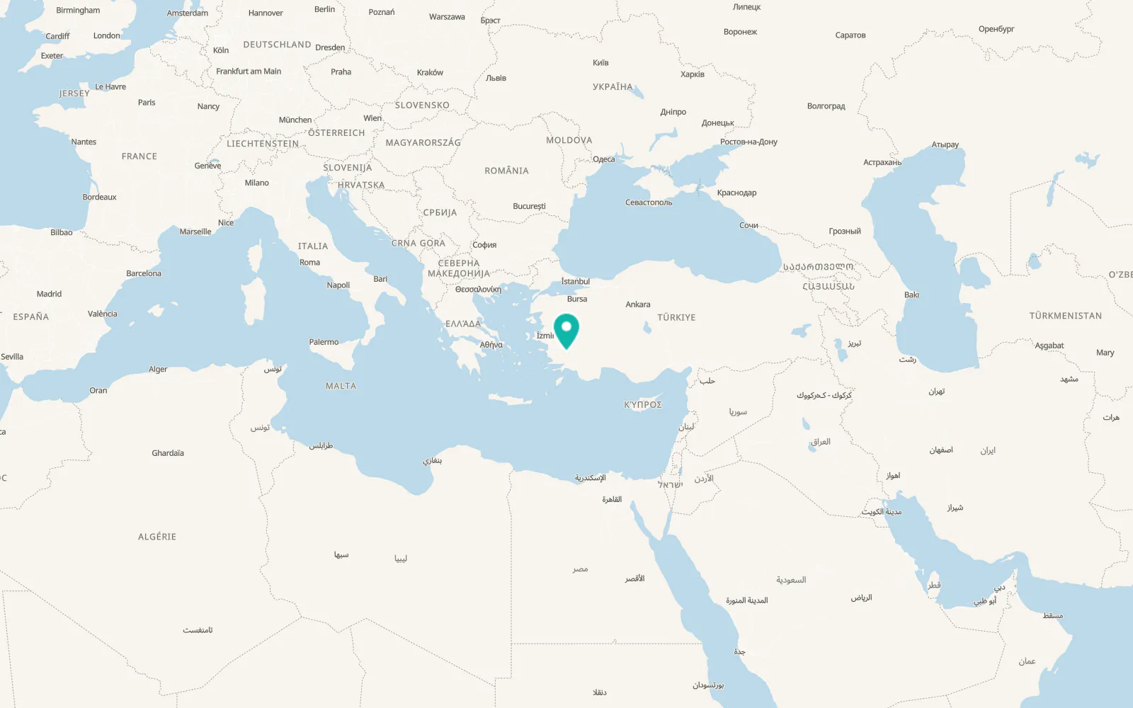 Map of Başalan