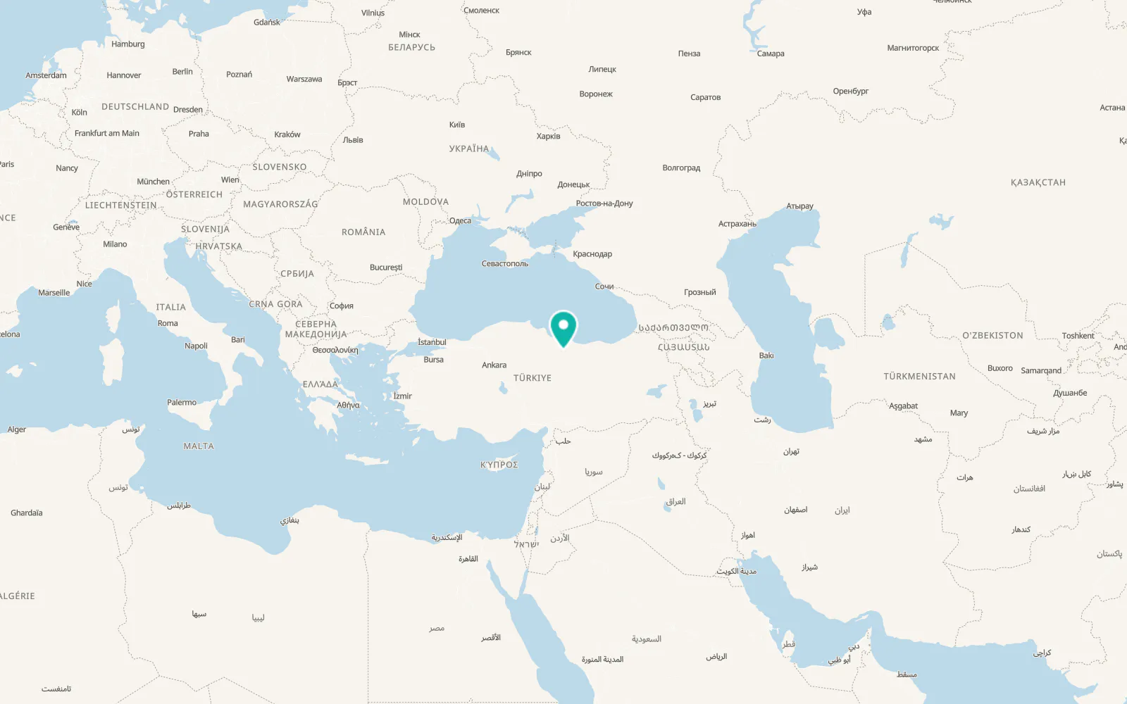 Map of Başçiftlik