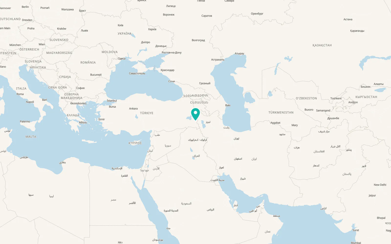 Map of Başkale