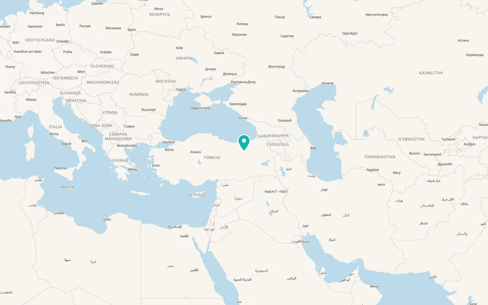 Map of Başköy