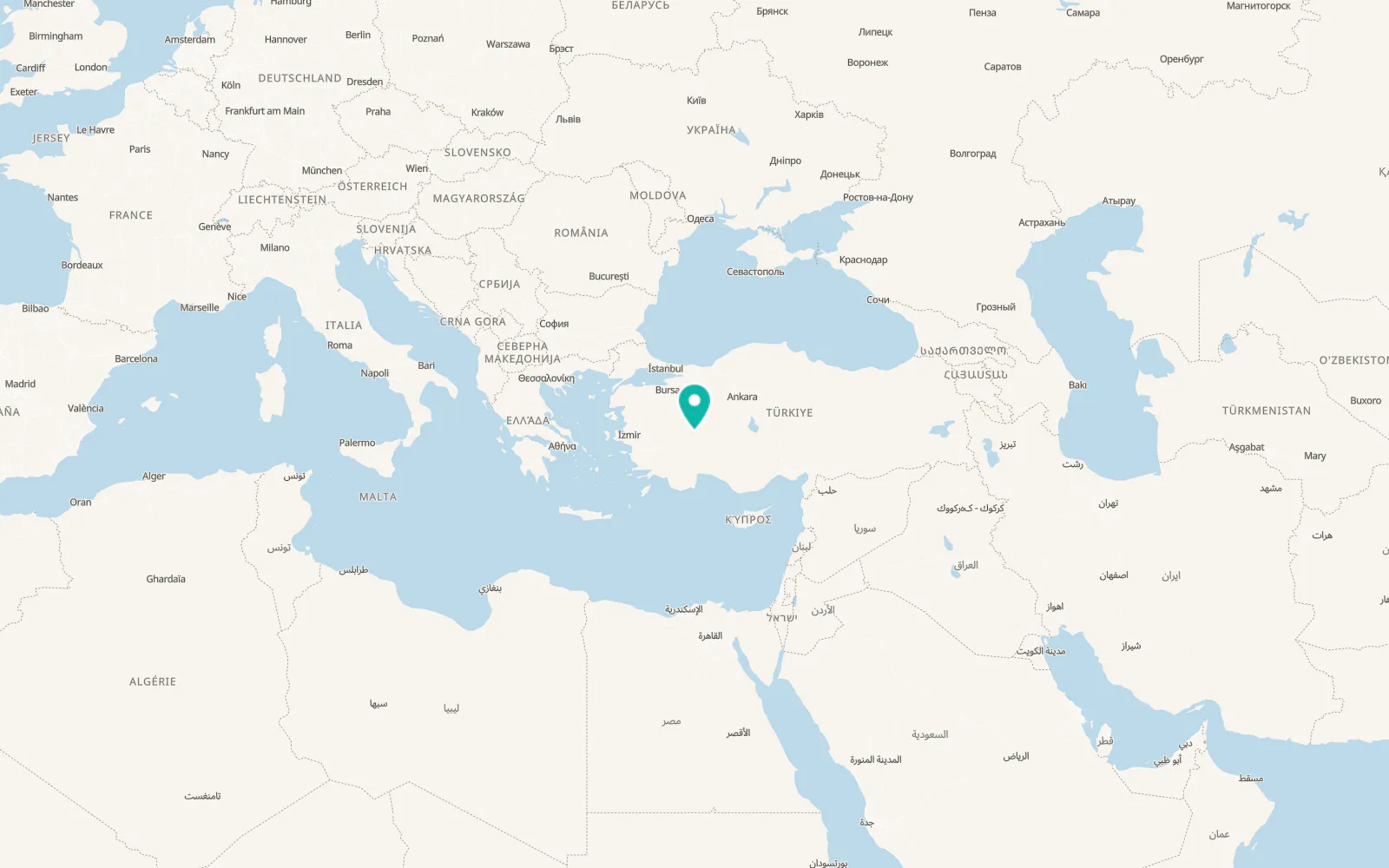 Map of Başören