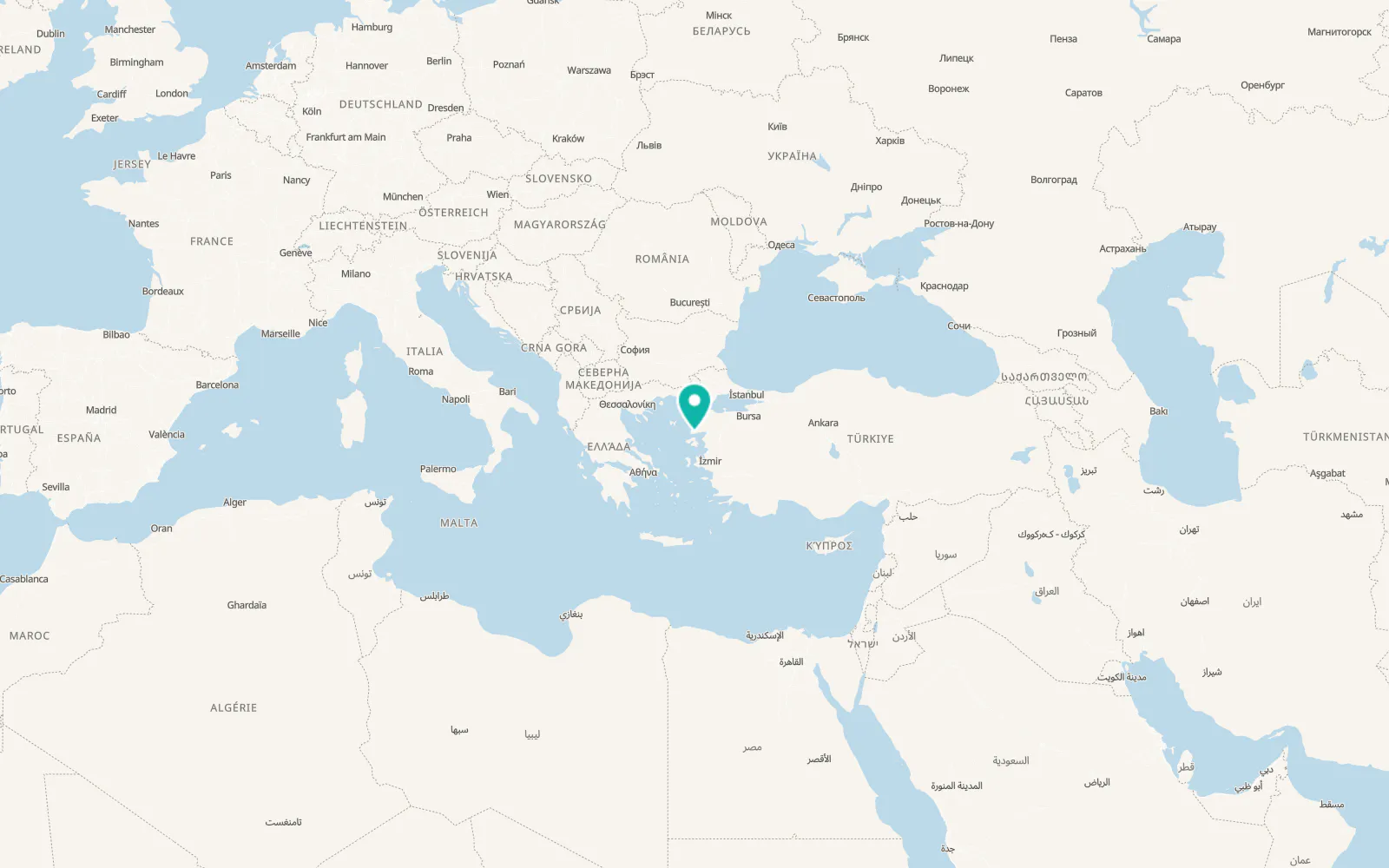 Map of Behram