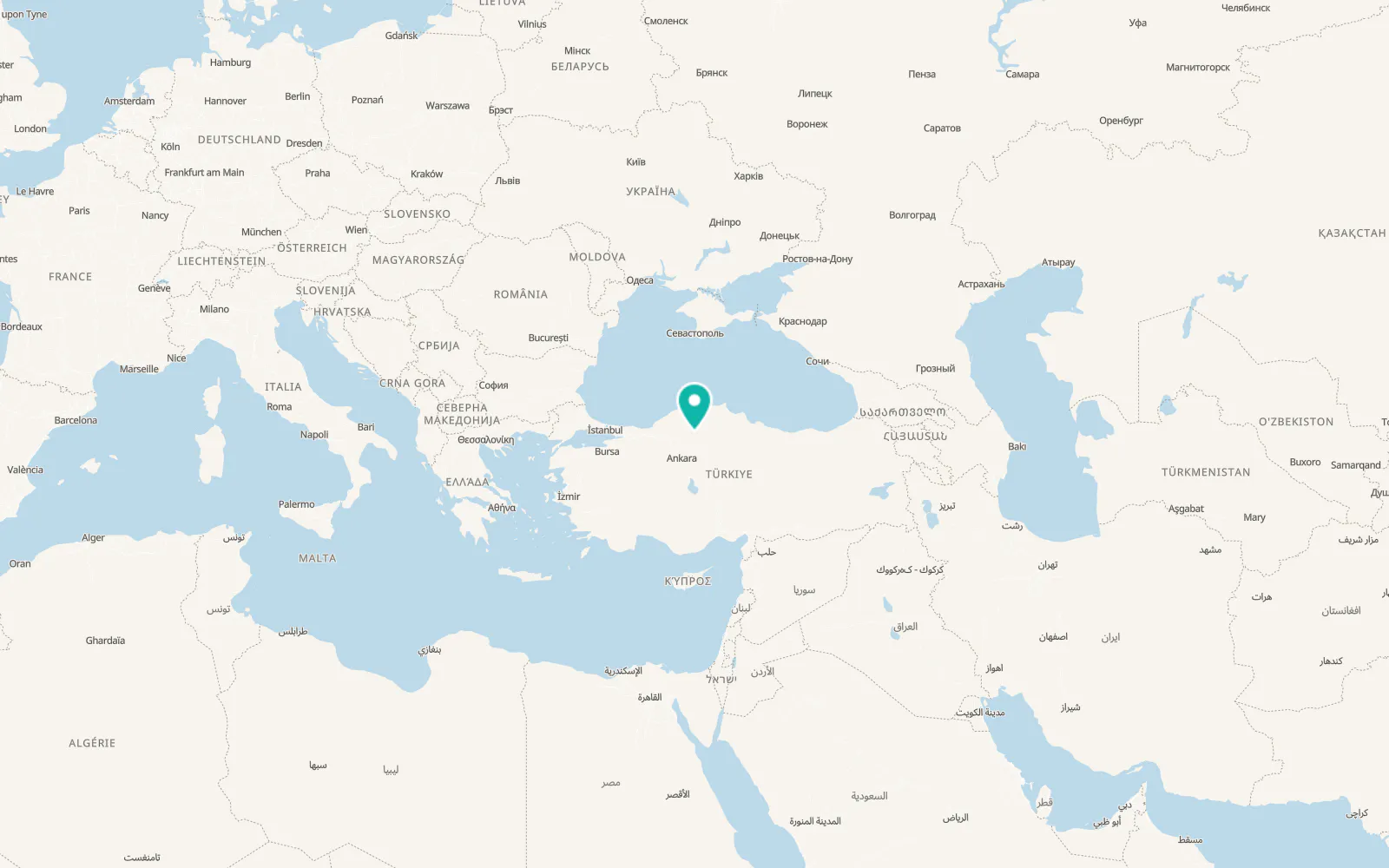 Map of Belören