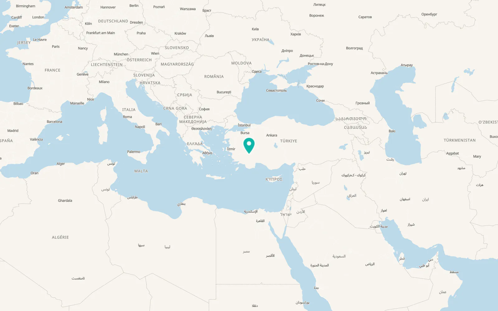 Map of Beylerli