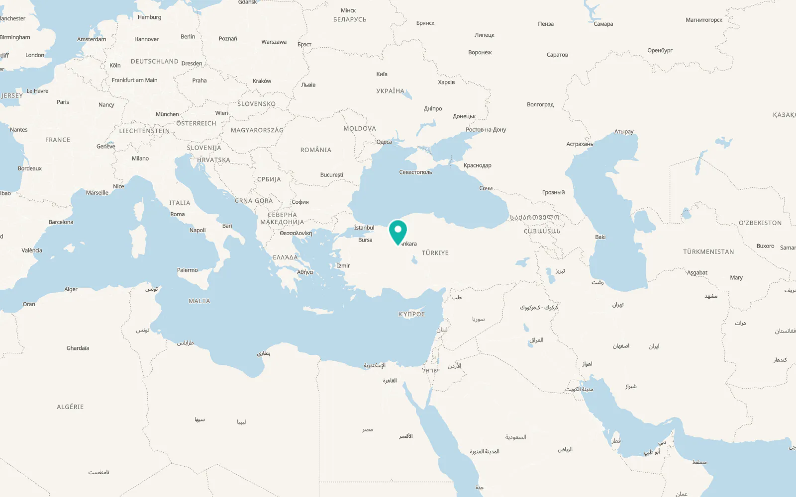 Map of Beylikköprü
