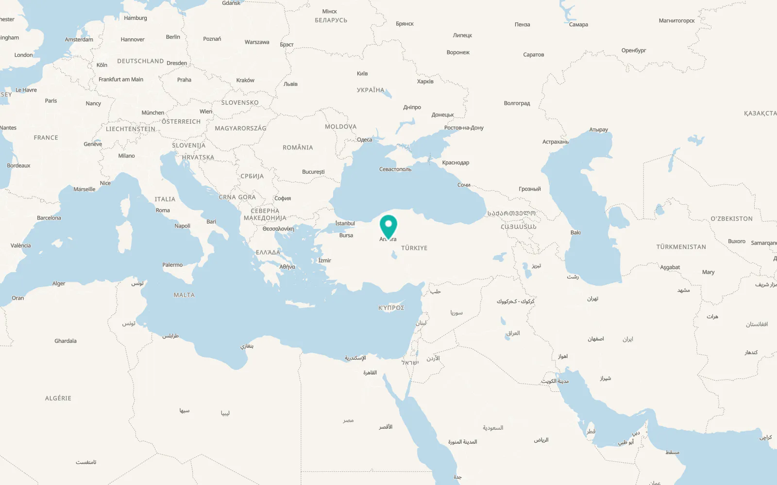 Map of Beynam
