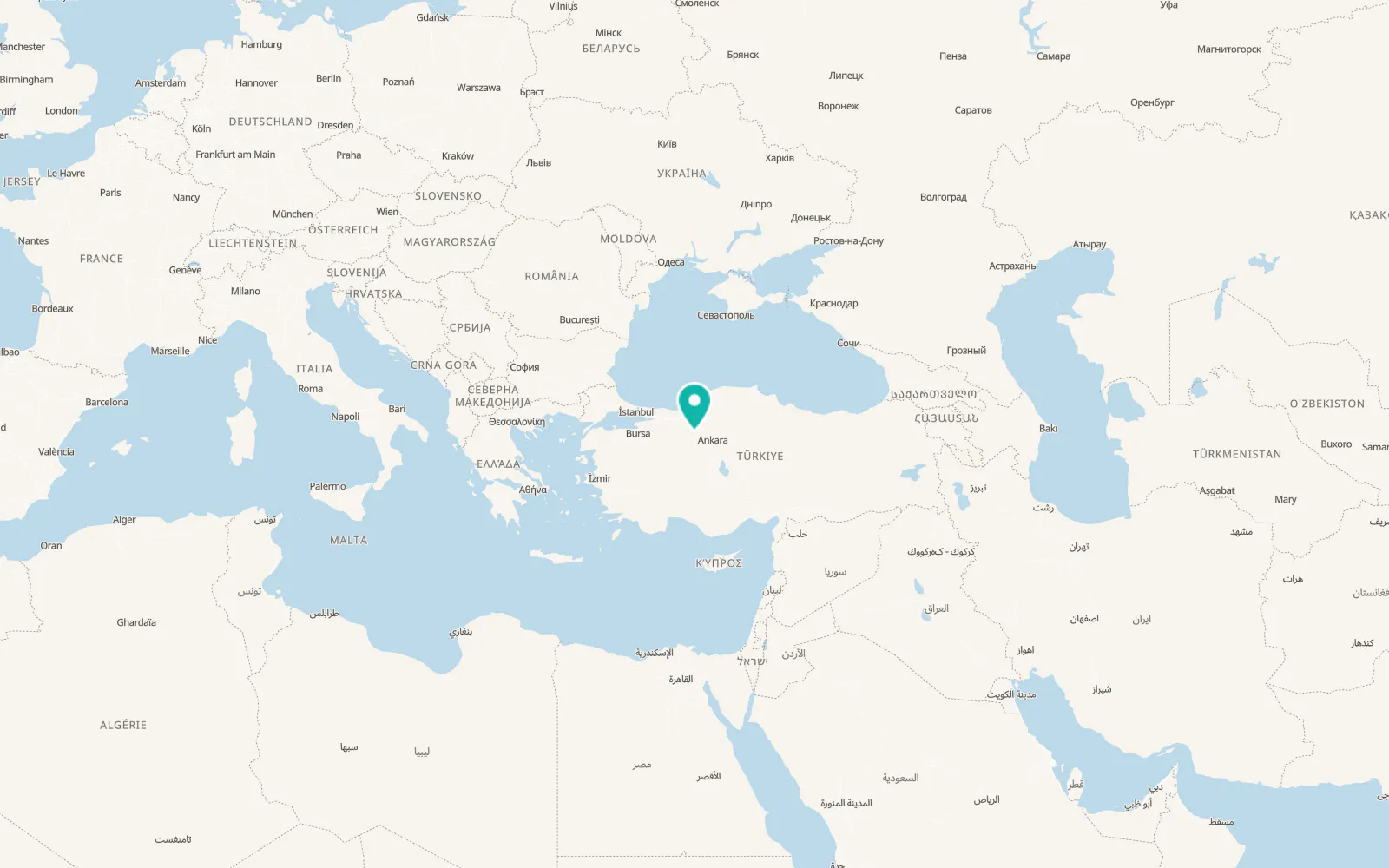 Map of Beypazarı