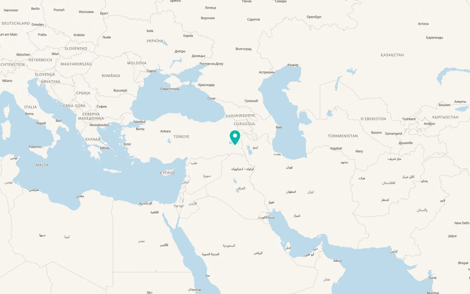 Map of Bilgi