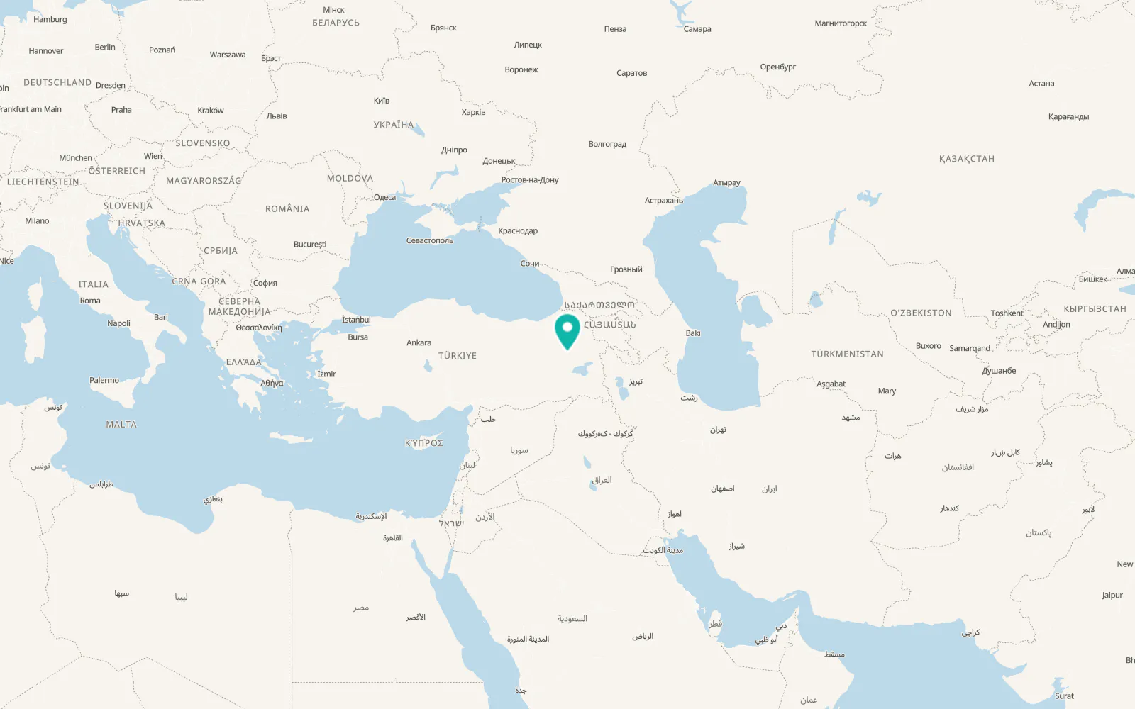 Map of Binpınar