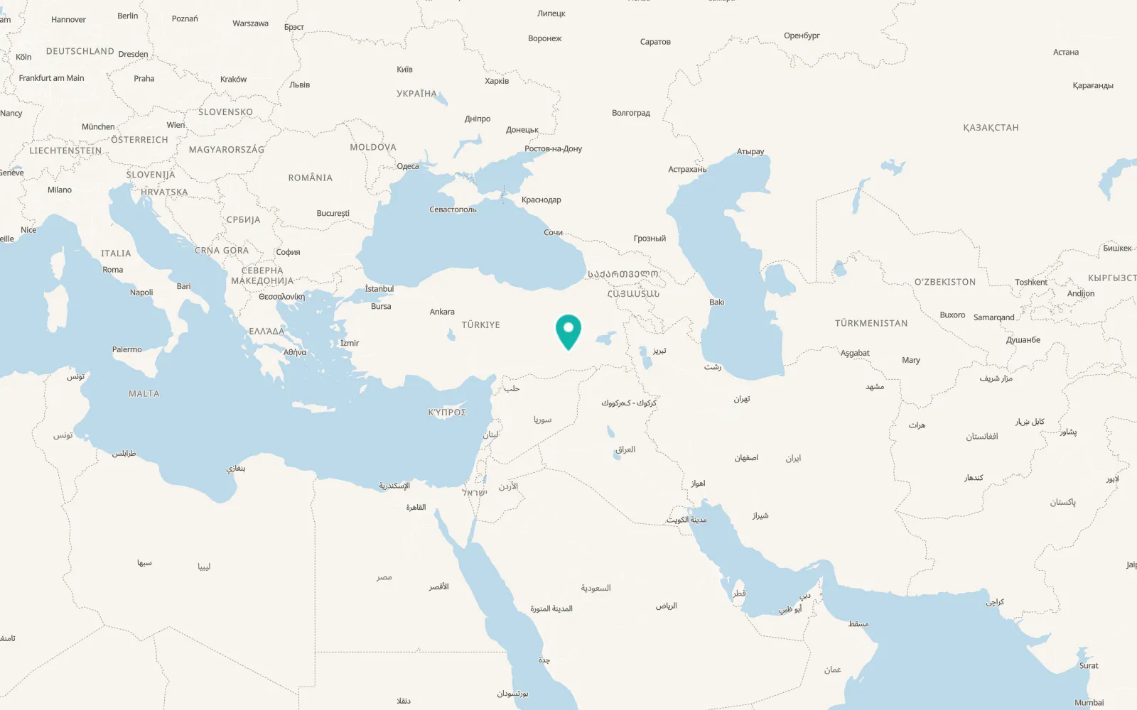 Map of Bismil