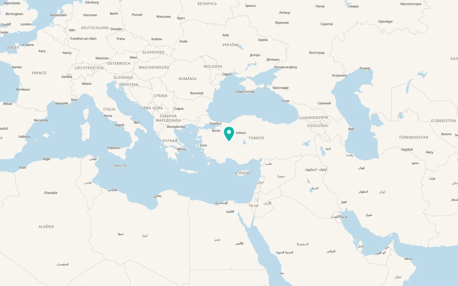 Map of Bolvadin