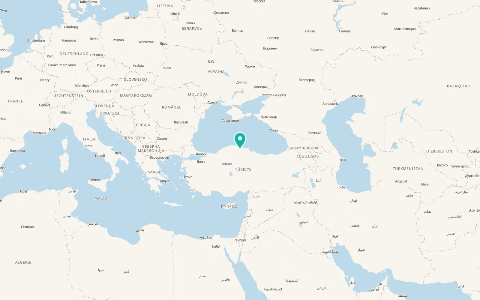 Map of Boyabat