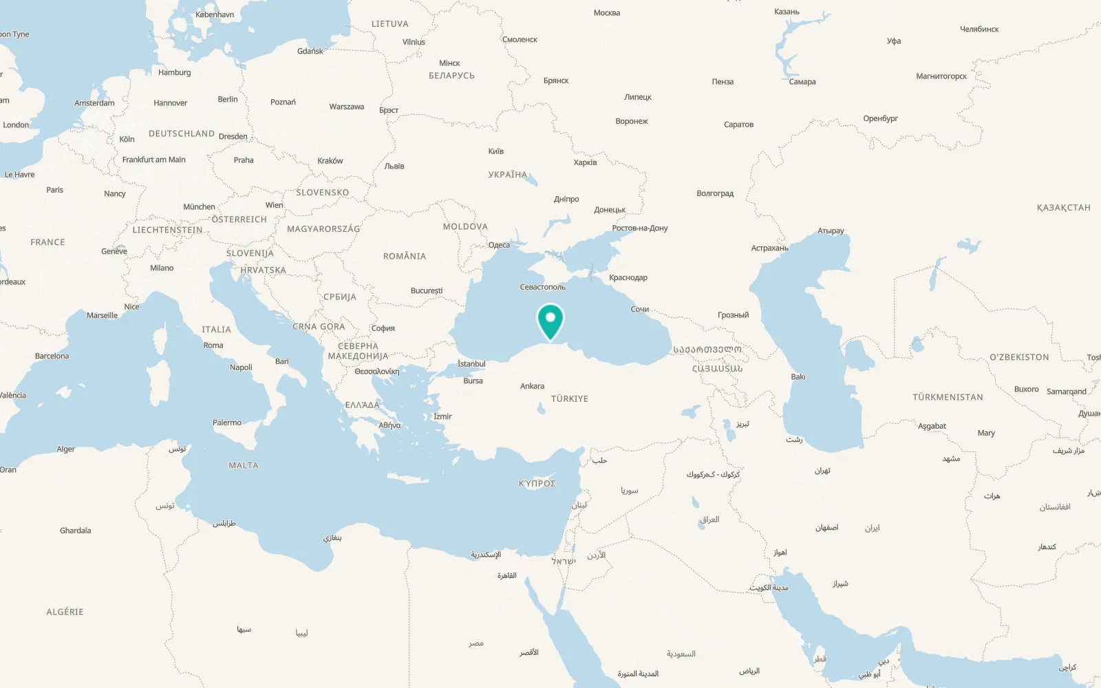 Map of Bozkurt