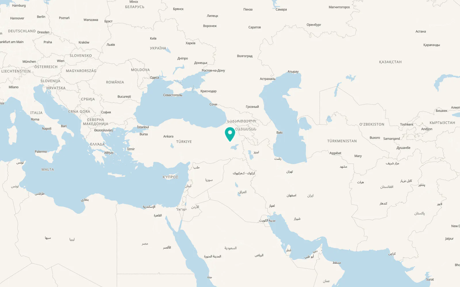 Map of Bulanık