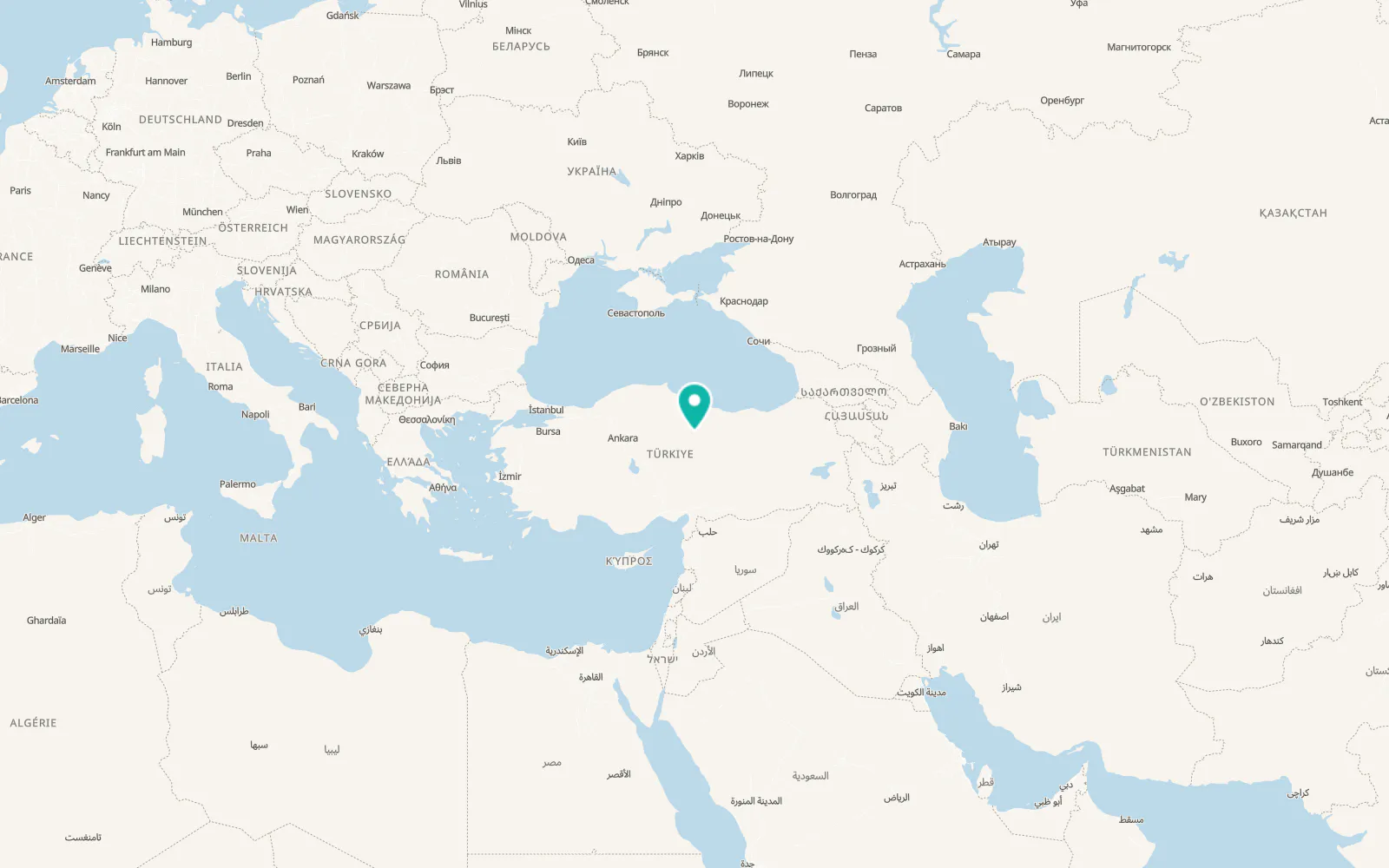 Map of Çamlıbel