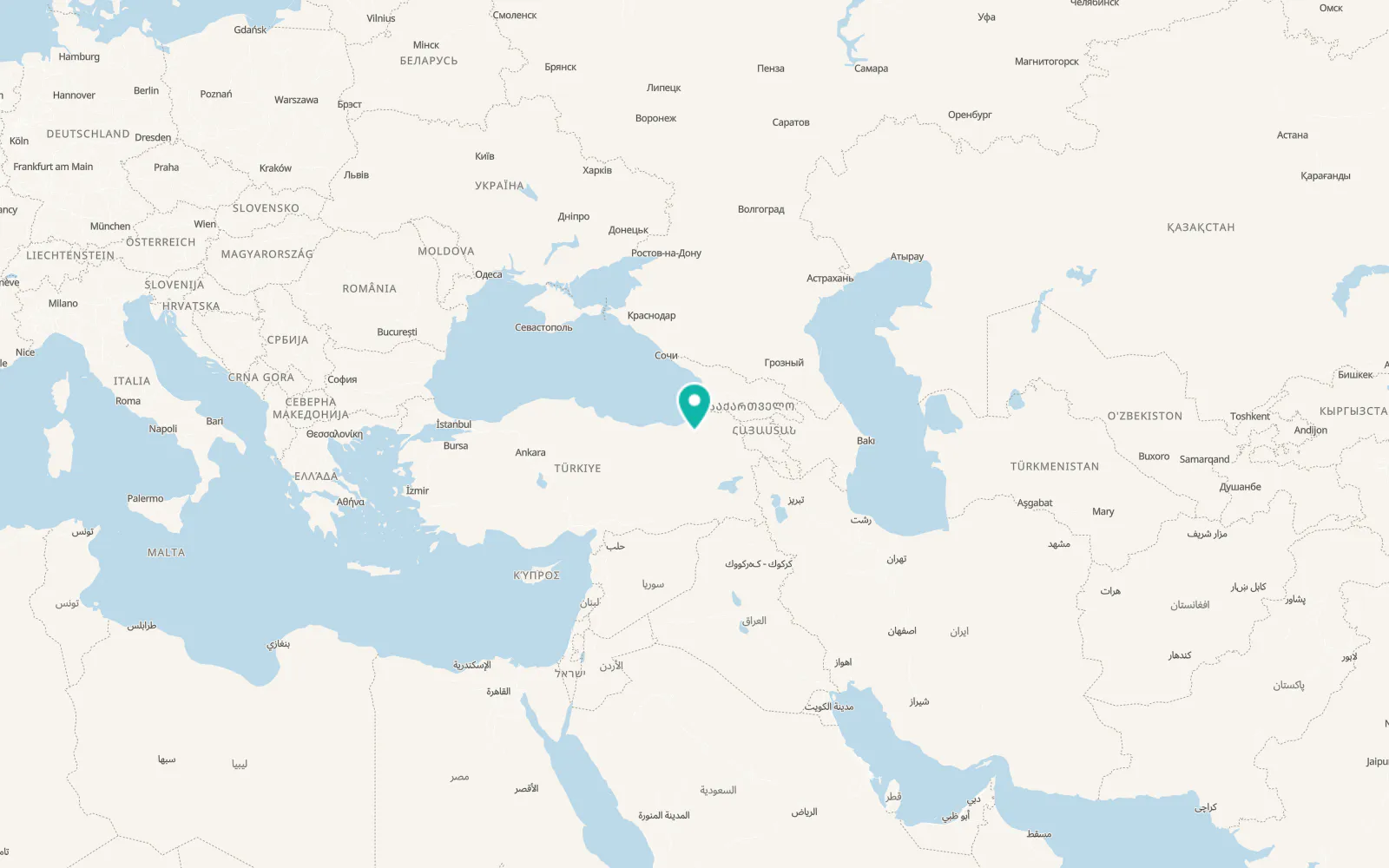 Map of Çamlıkaya