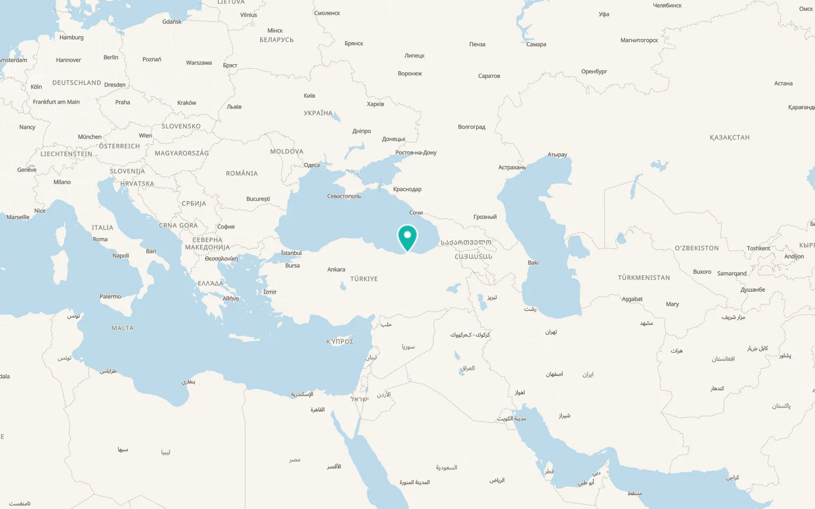 Map of Çanakçı