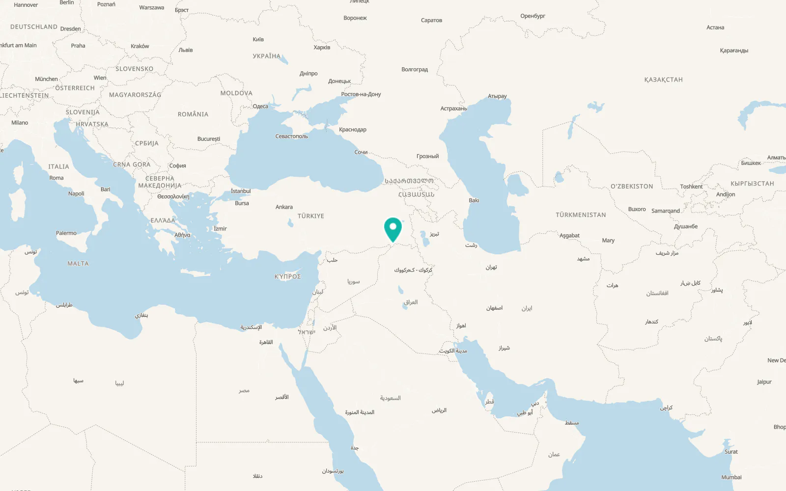 Map of Çardaklı