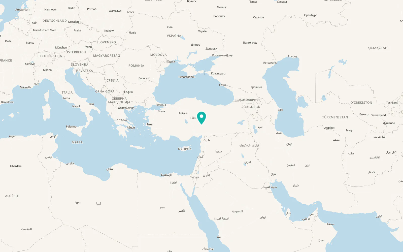 Map of Çatalçam