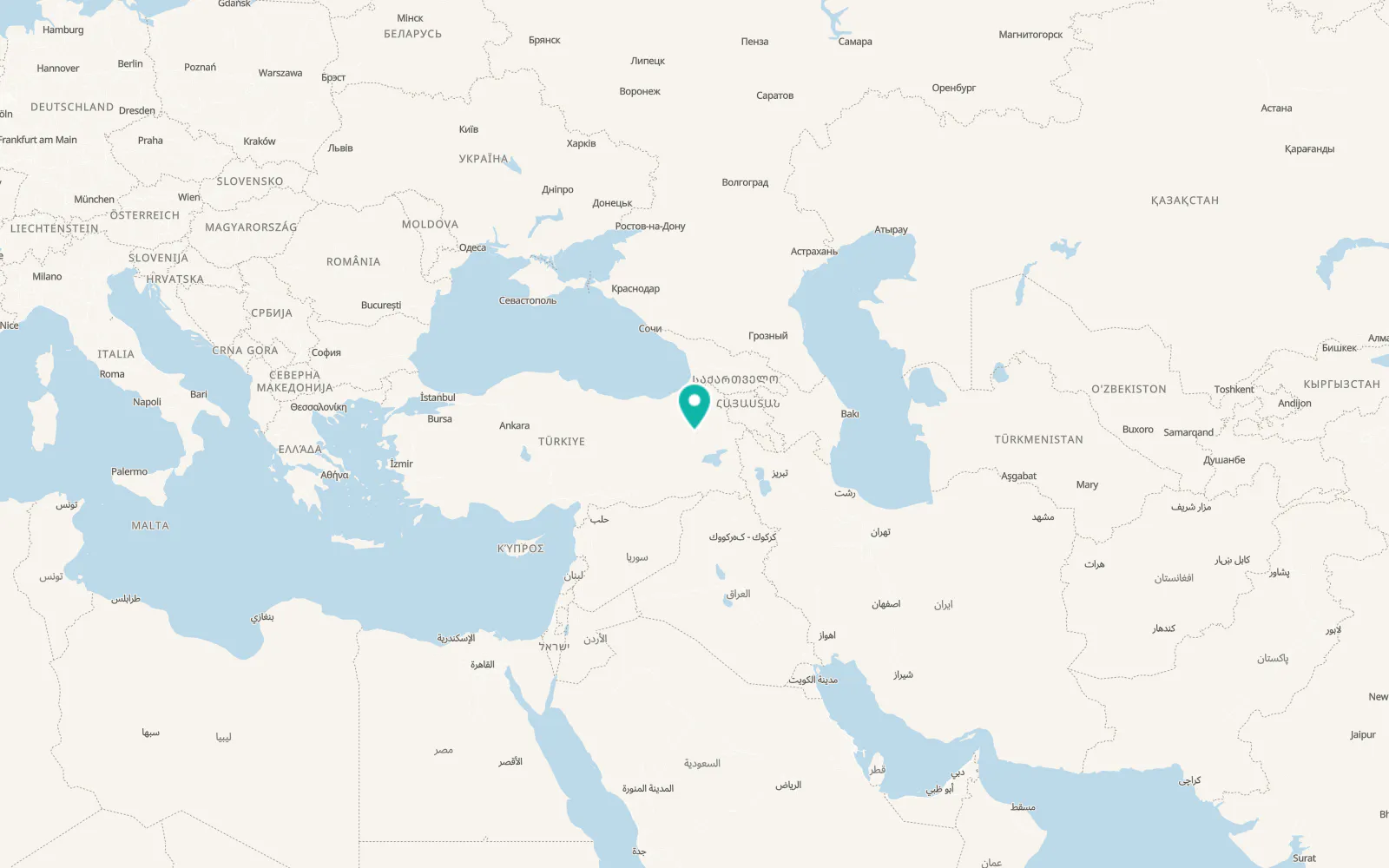 Map of Çavuşköy