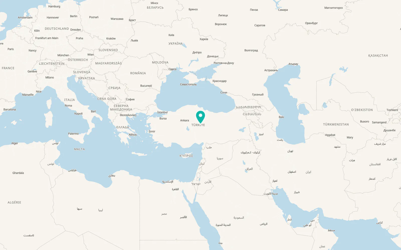Map of Çayıralan