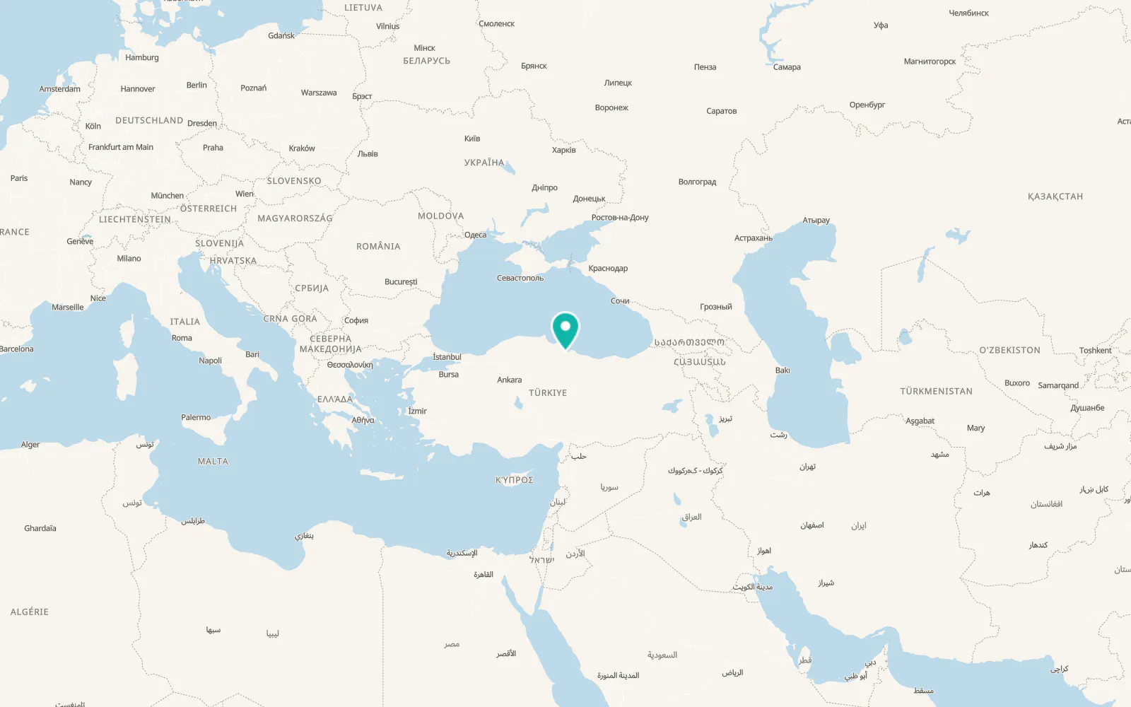 Map of Çayırkent