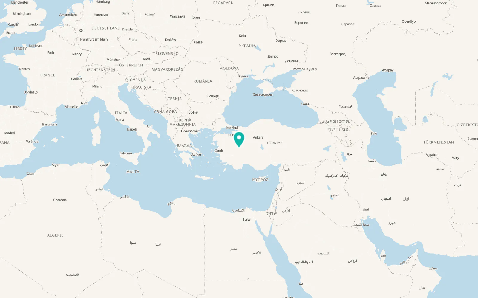 Map of Çepni