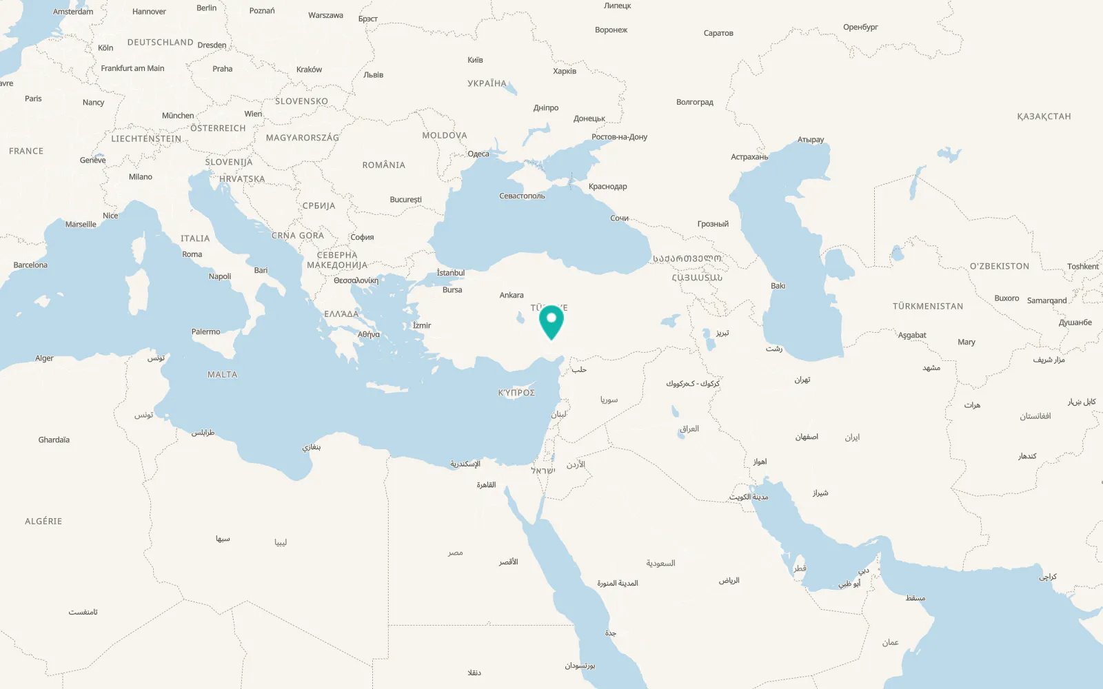 Map of Ceritler