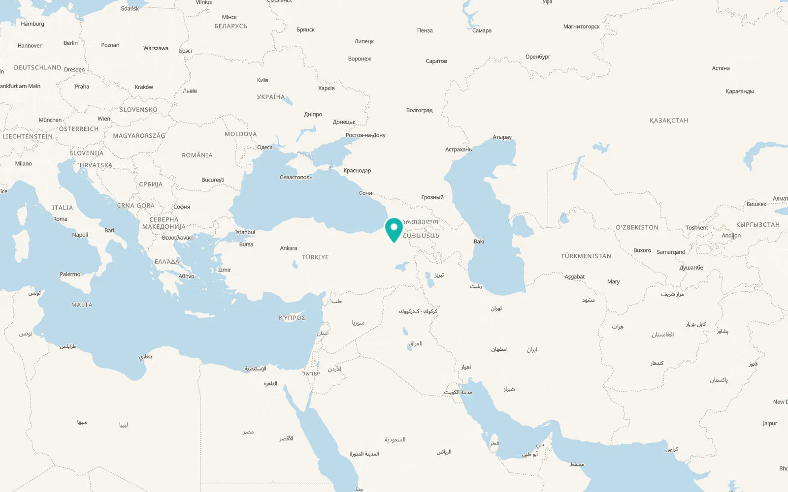 Map of Çiftlik