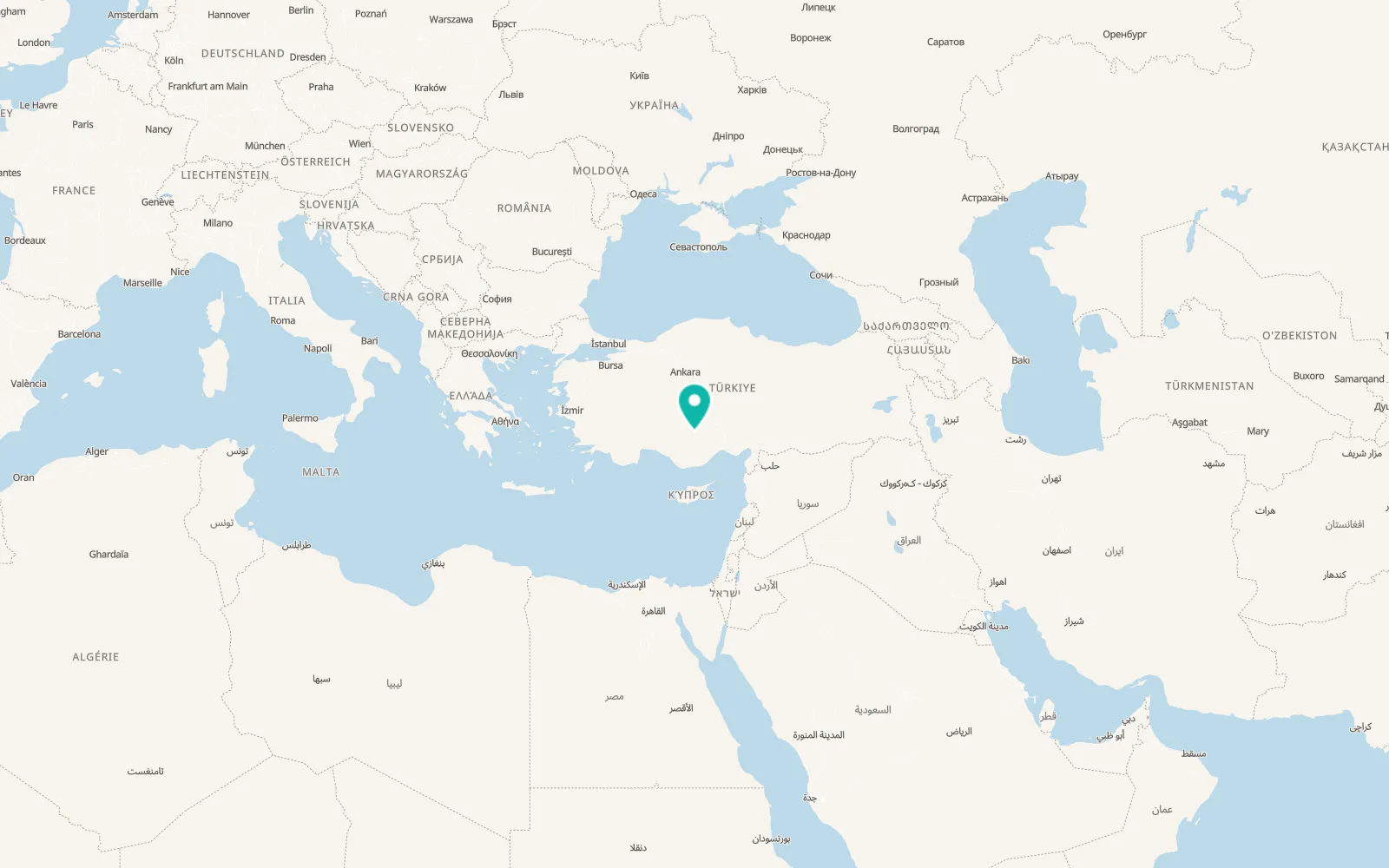 Map of Çiğil