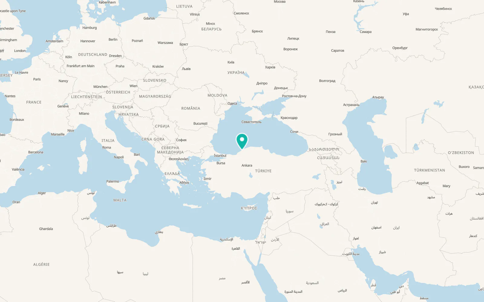 Map of Coburlar