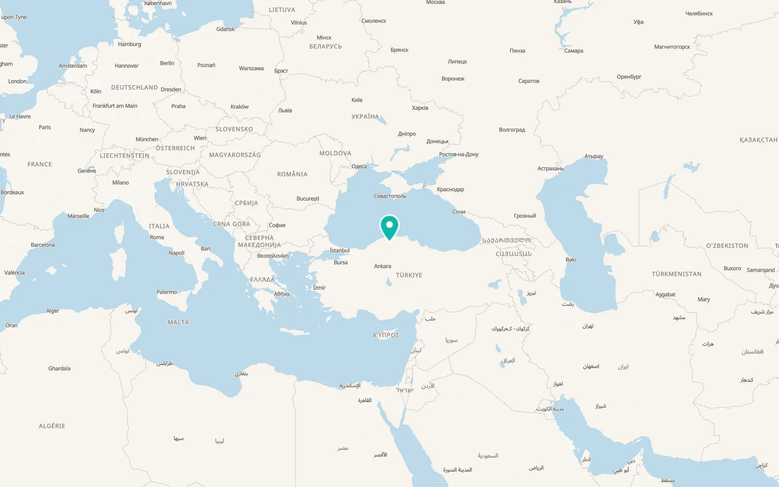 Map of Daday