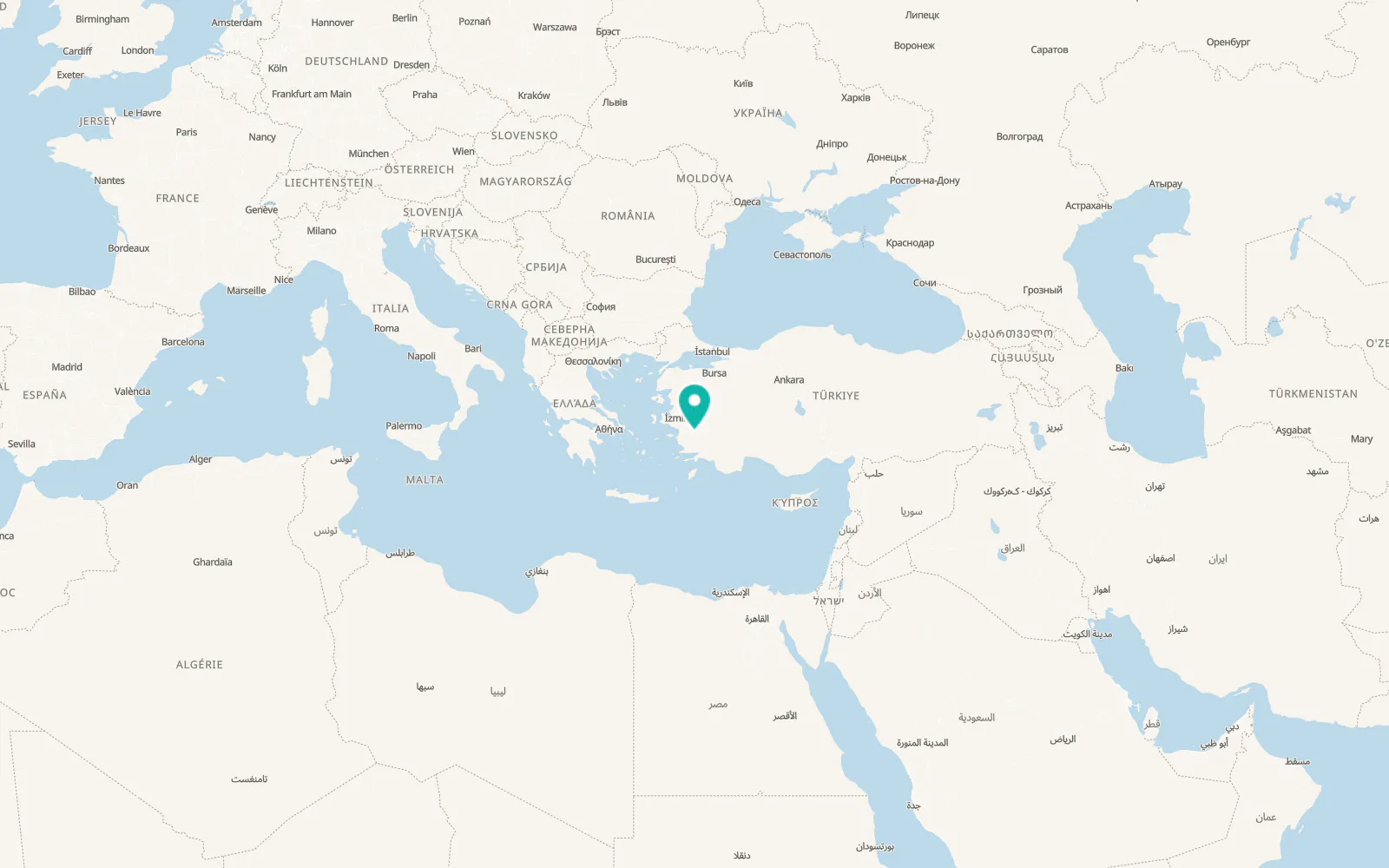 Map of Dalama