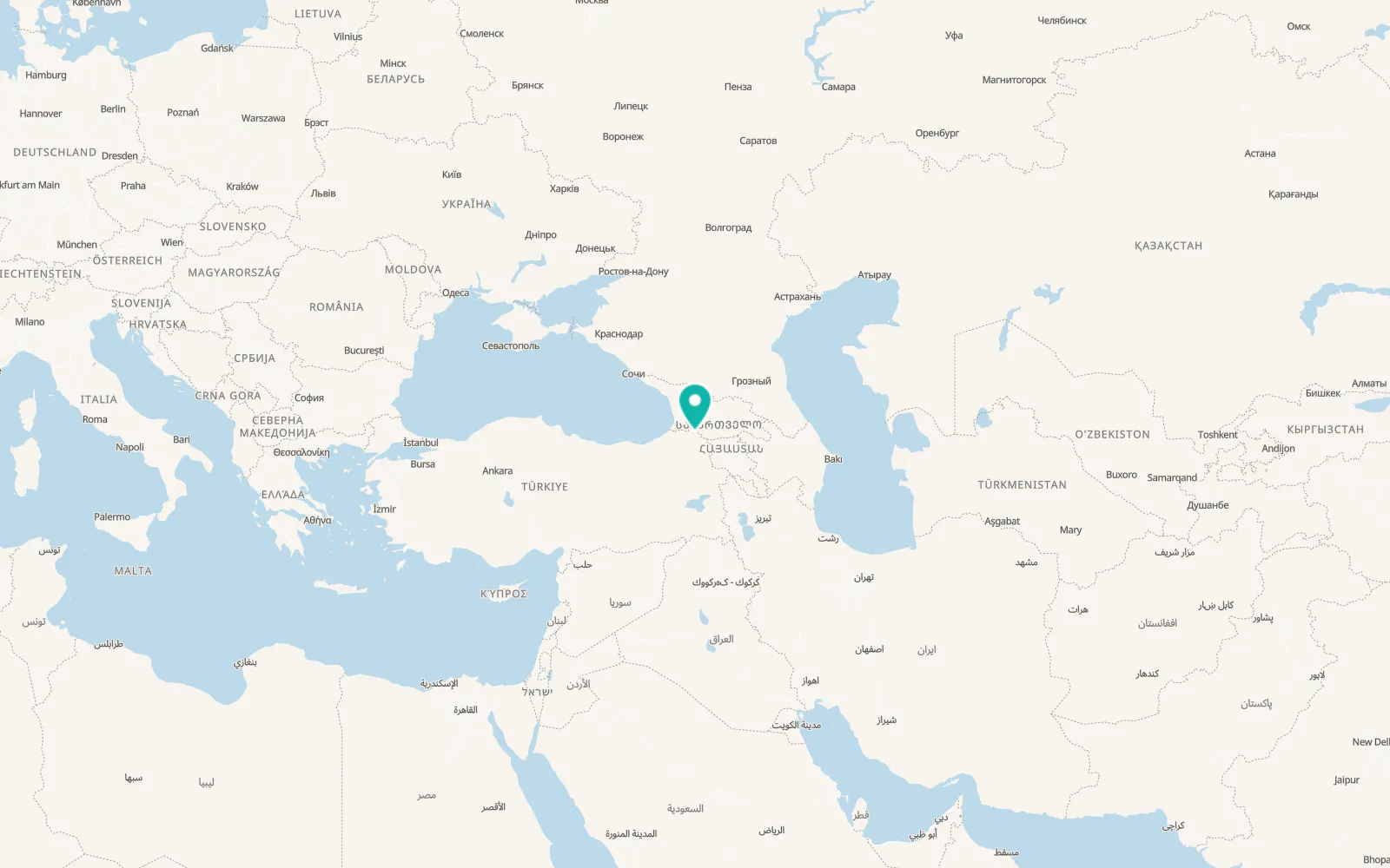 Map of Damal