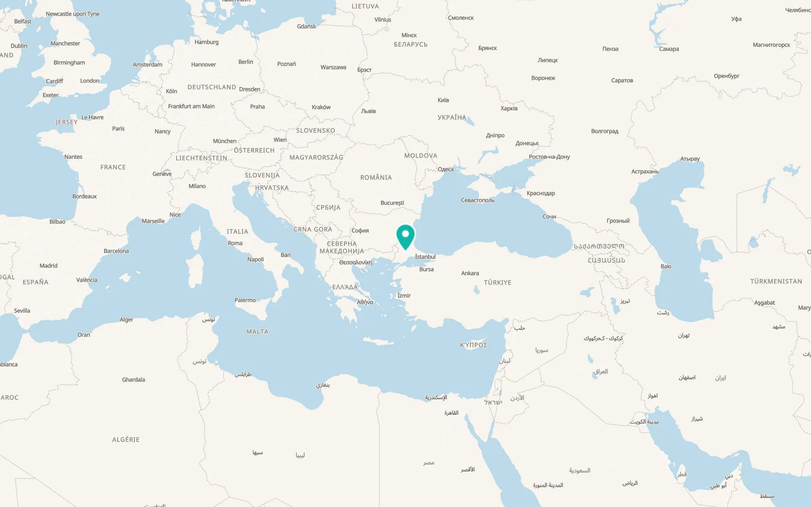 Map of Dambaslar