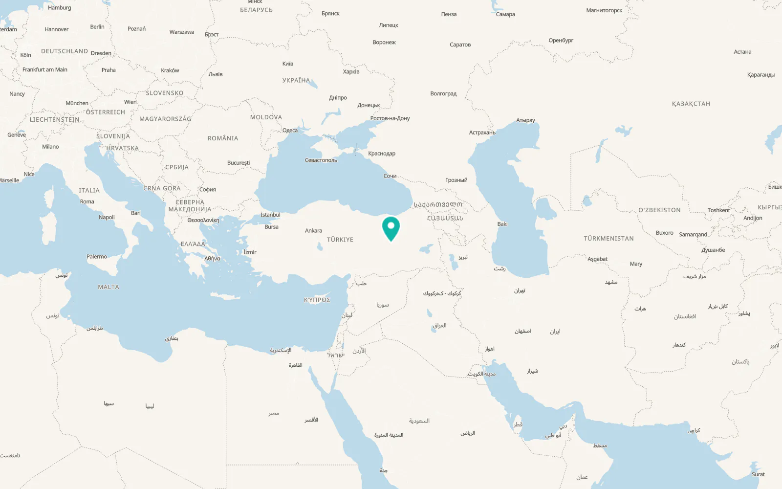 Map of Darıkent