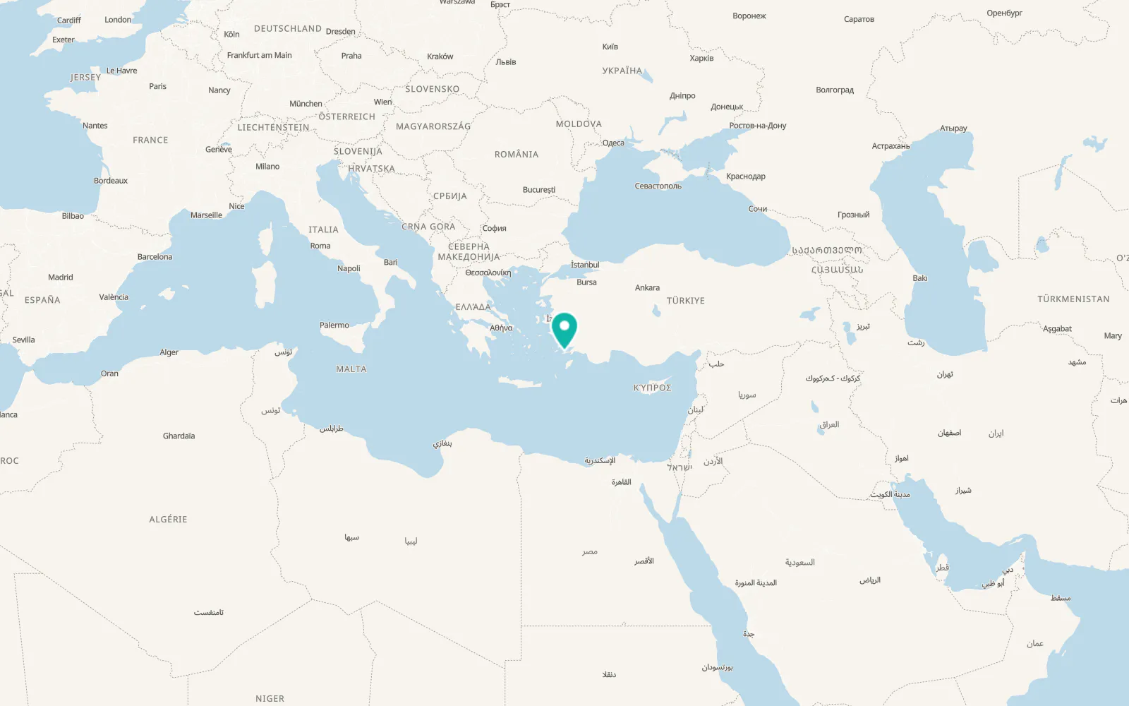 Map of Datça