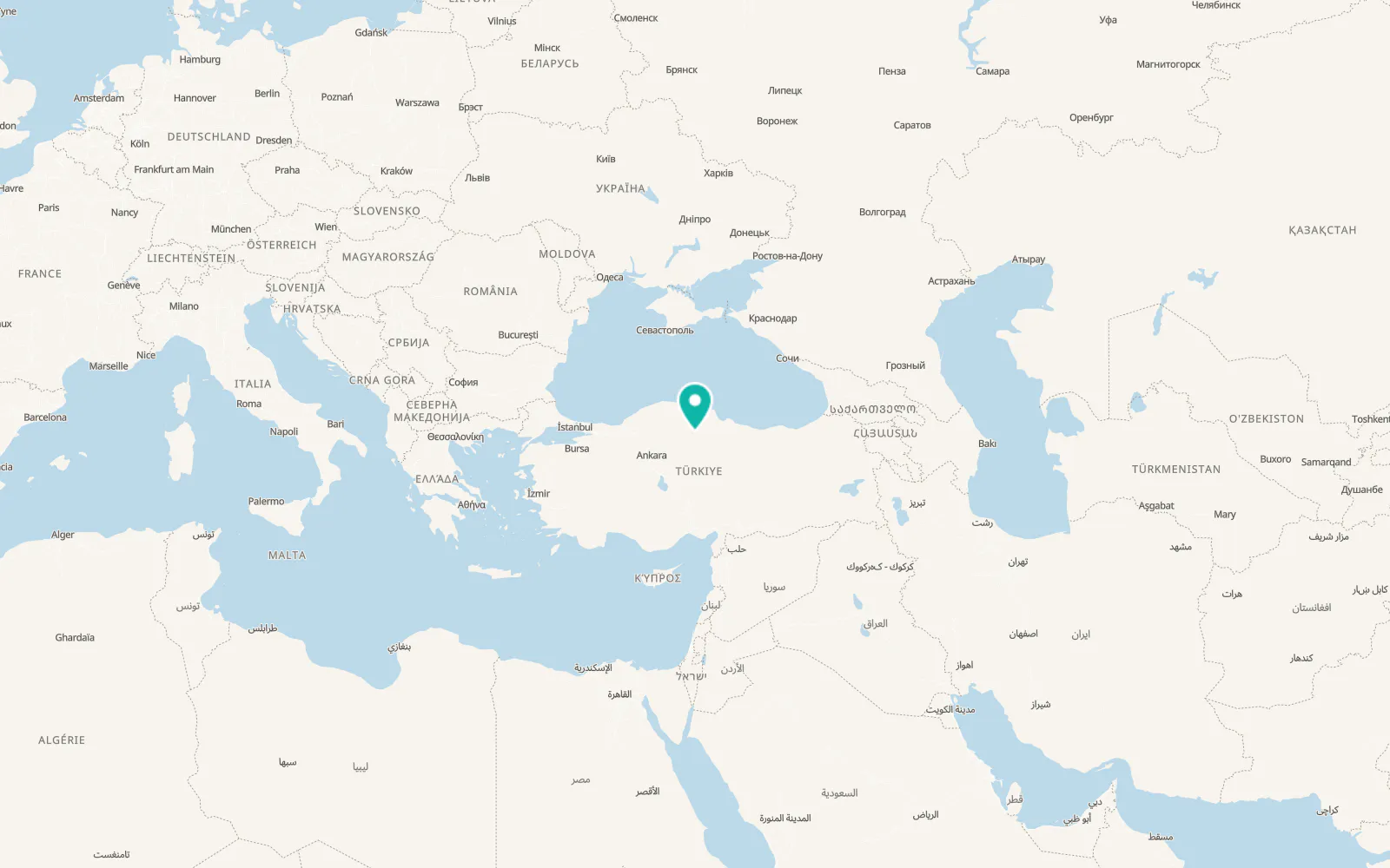 Map of Dedeköy