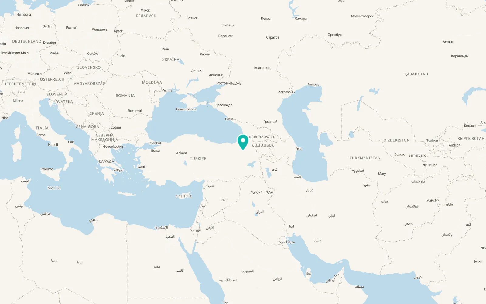 Map of Demirdöven