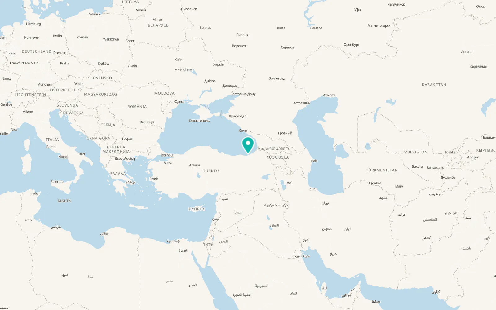 Map of Derepazarı
