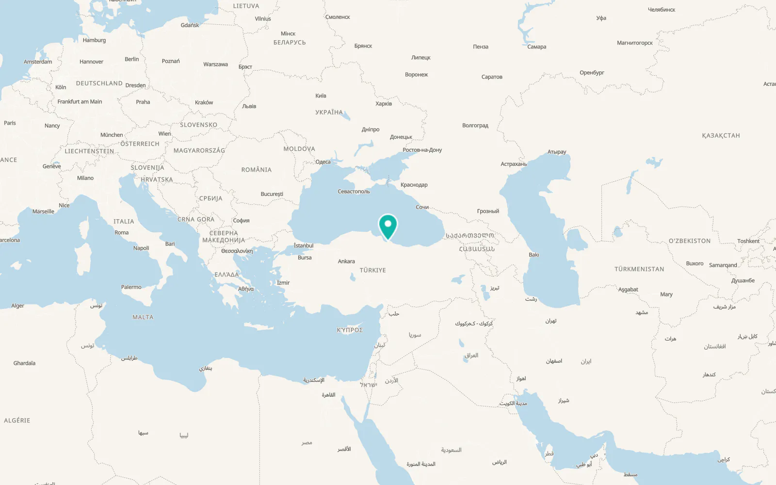 Map of Dikbıyık