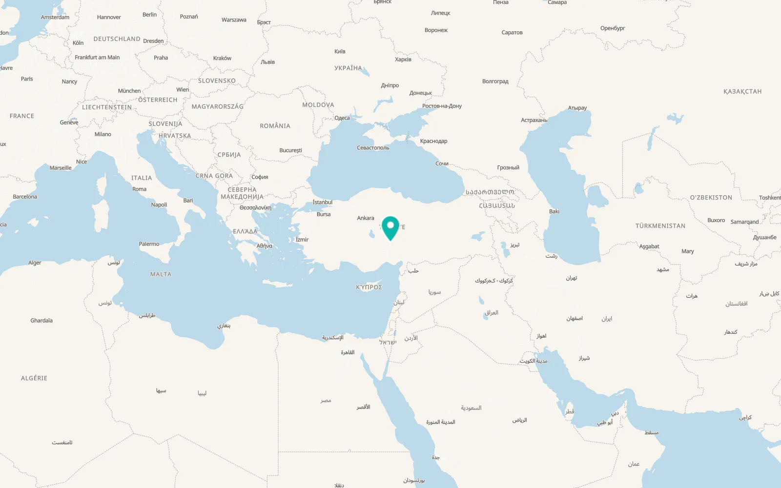 Map of Dikilitaş