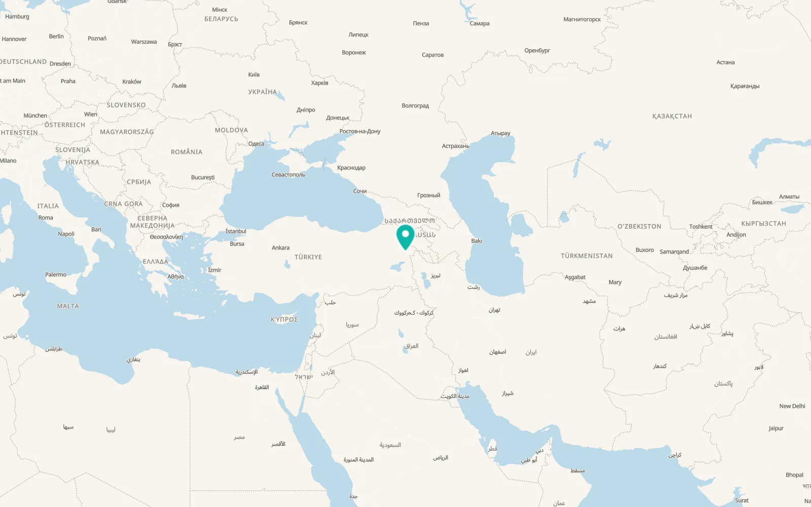 Map of Diyadin