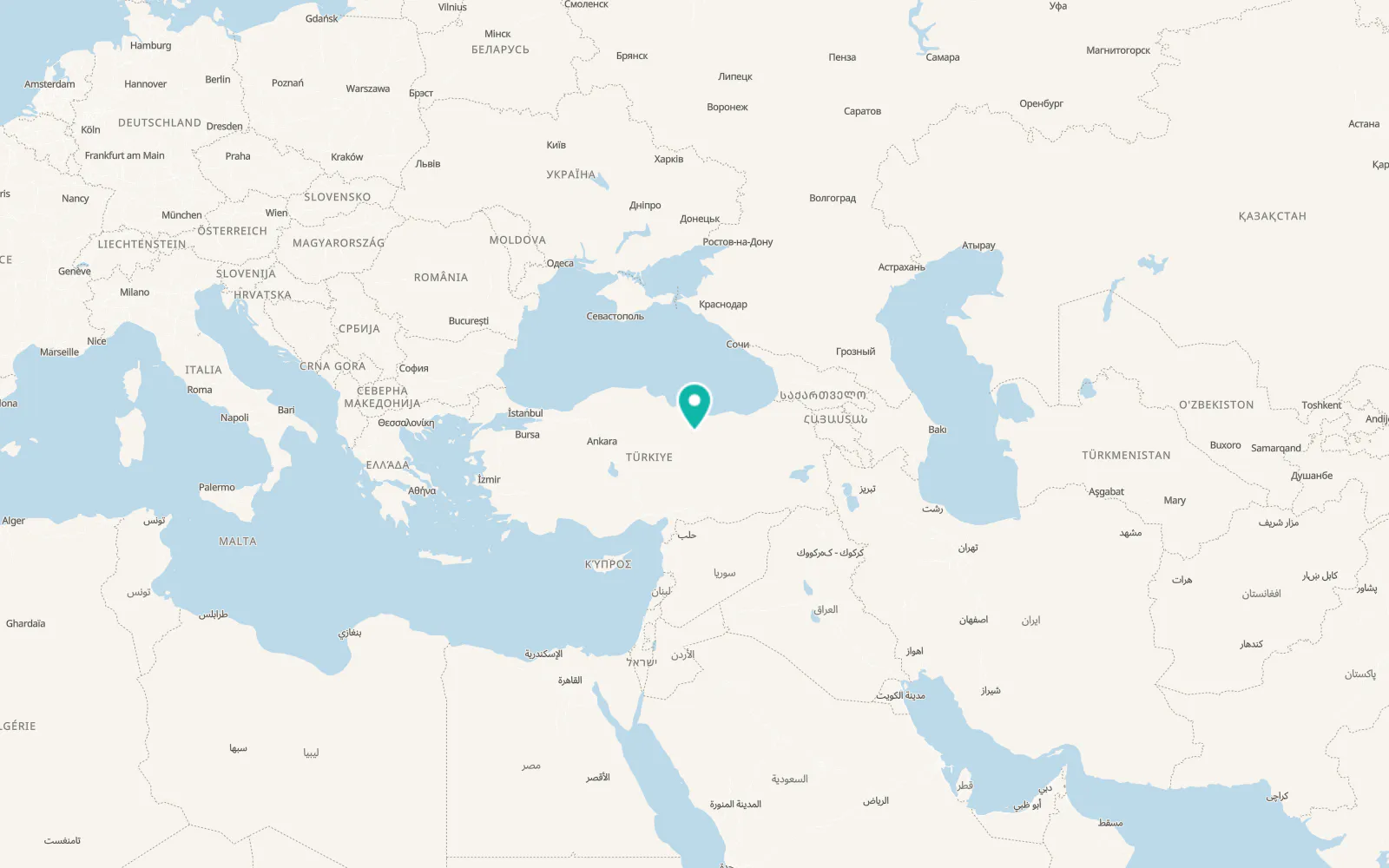 Map of Doğanşar