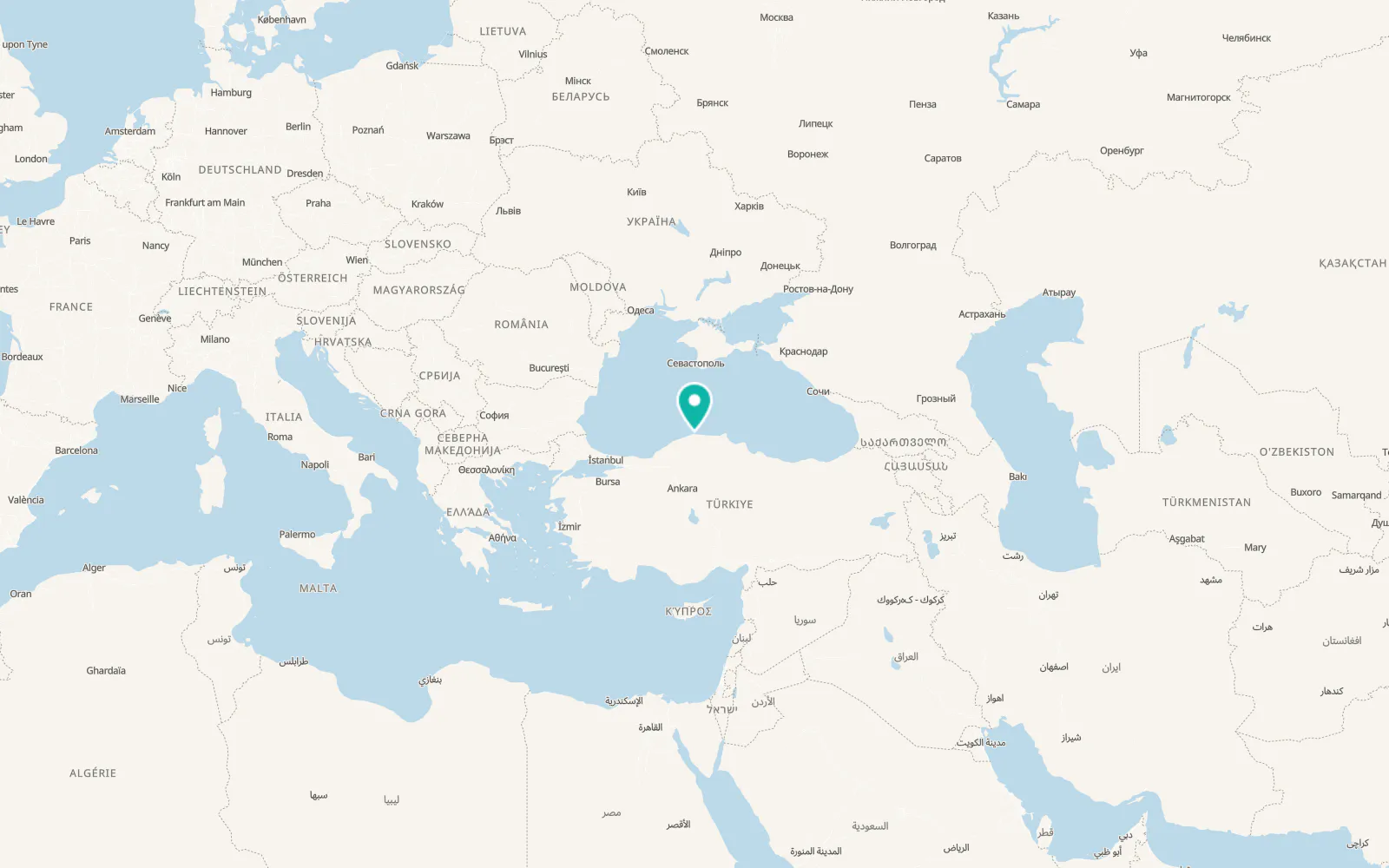 Map of Doğanyurt