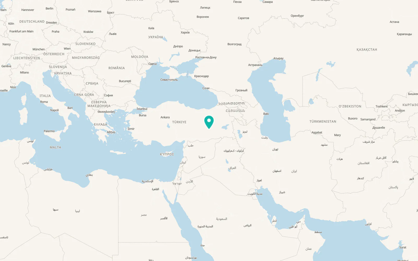 Map of Düzlük
