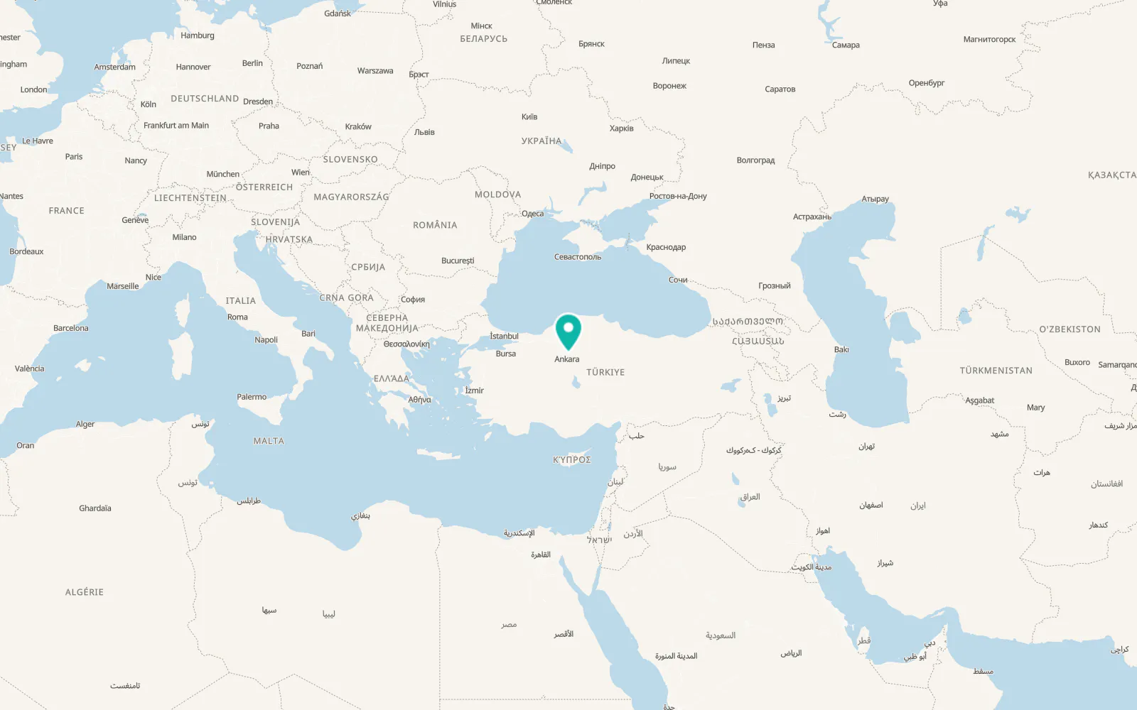 Map of Dumlupınar