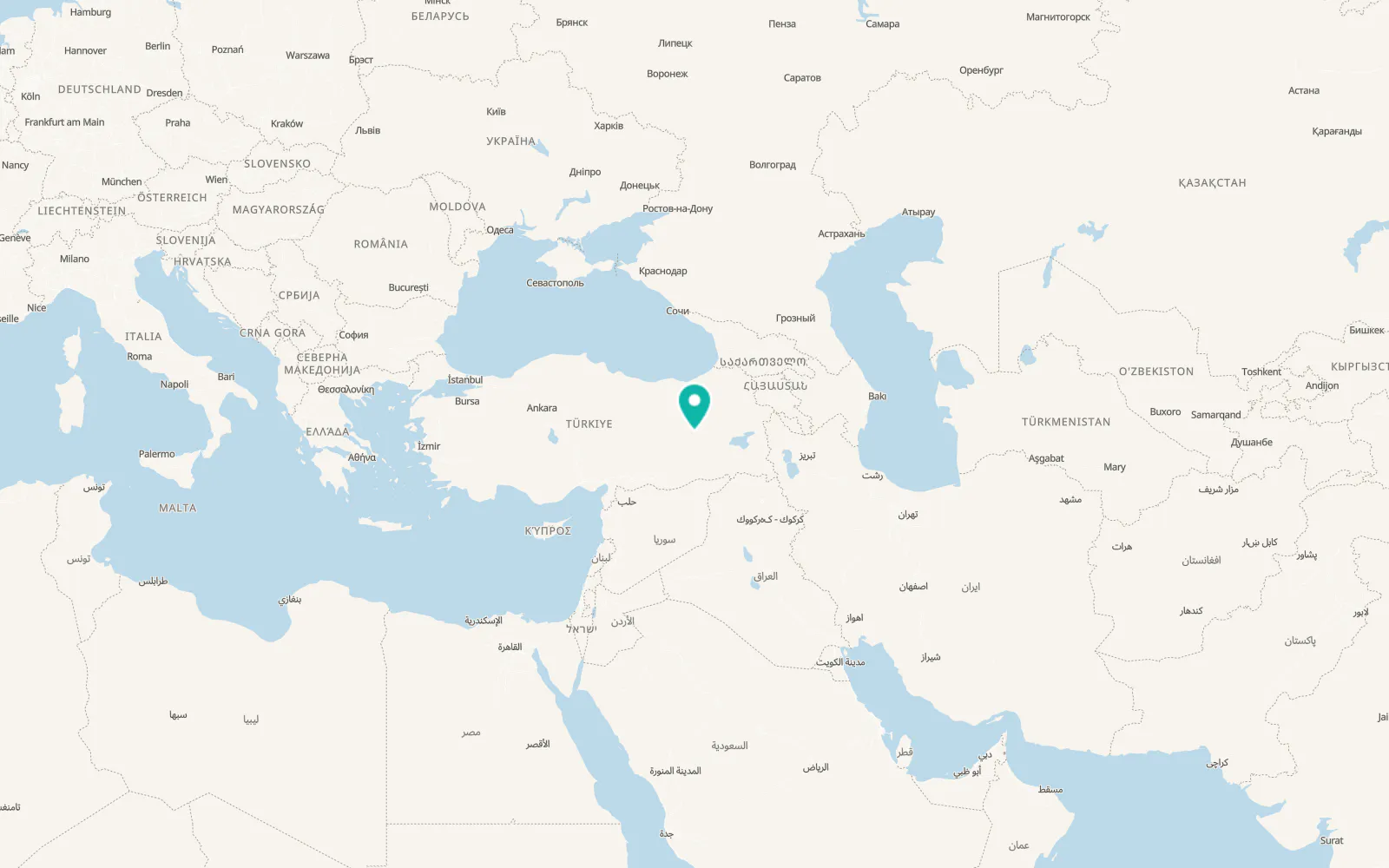 Map of Ekinyolu