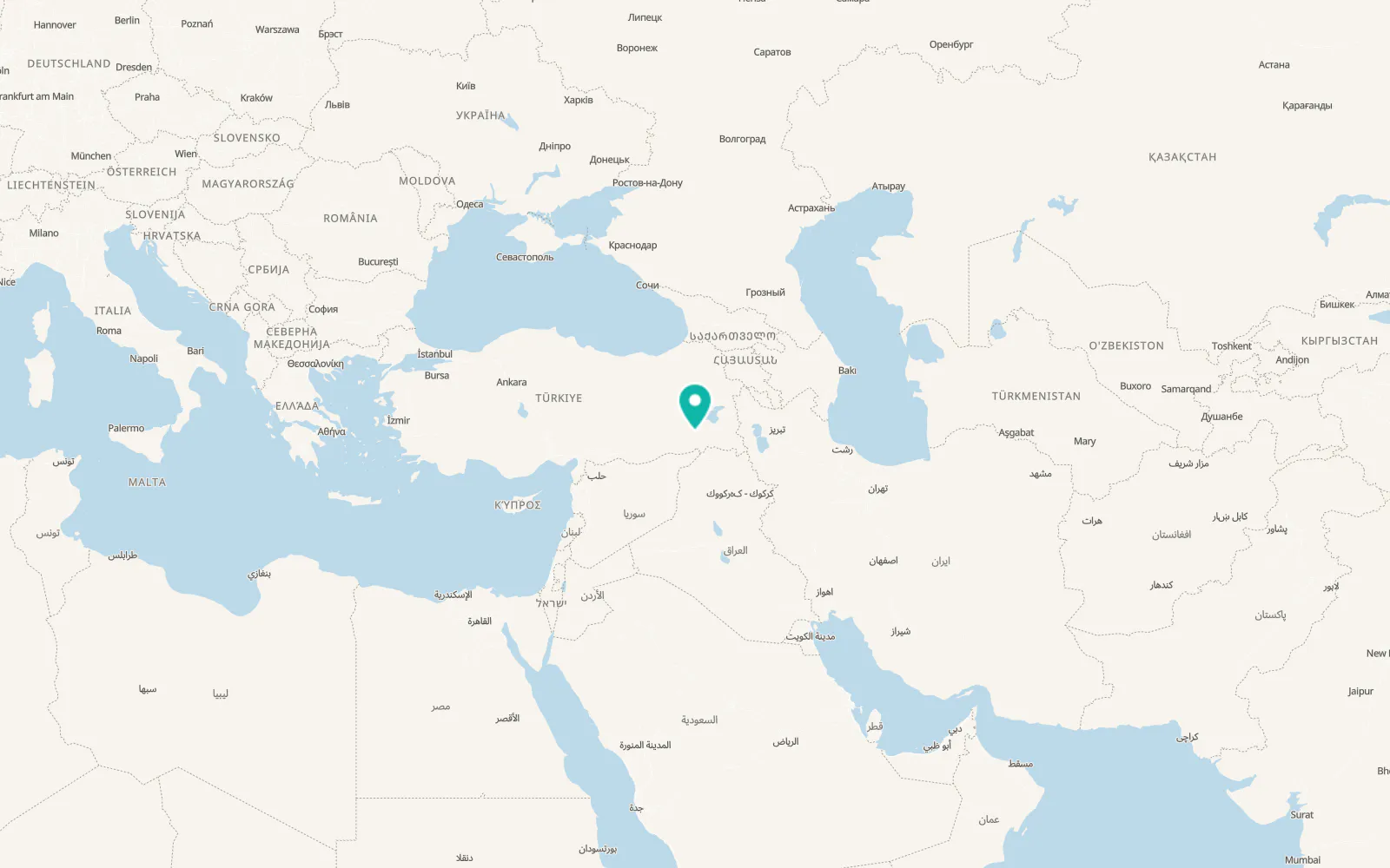 Map of Ekmekçiler
